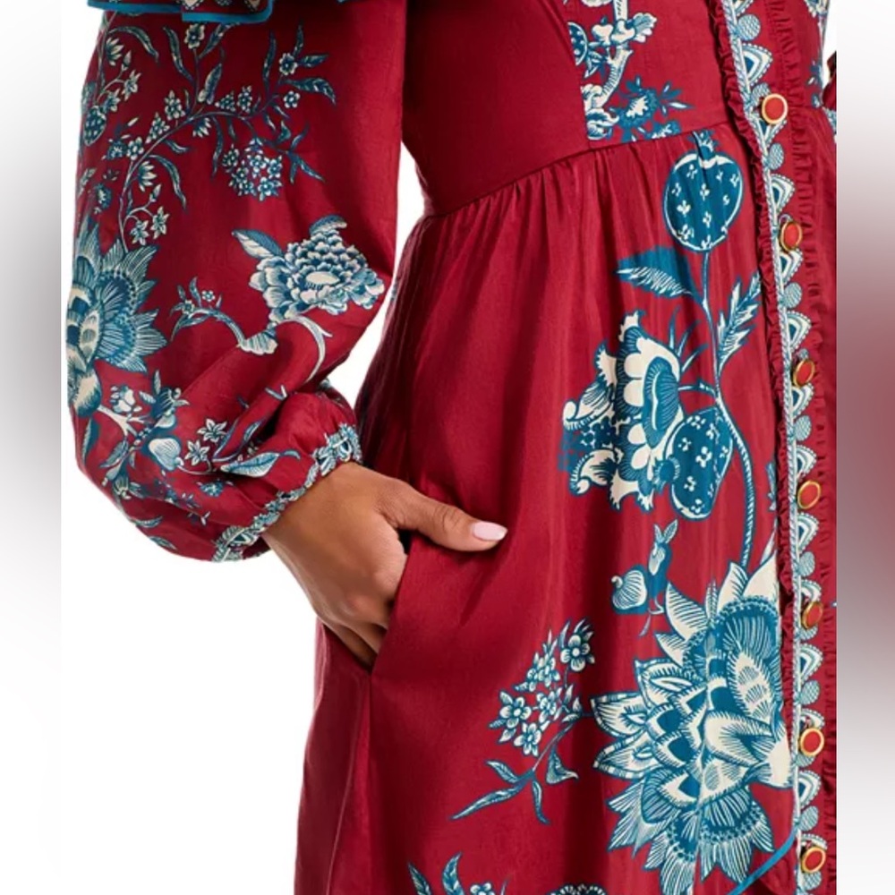 NEW with Tags FARM Rio Tropical Landing Off-the-Shoulder Dress - Picture 6 of 7